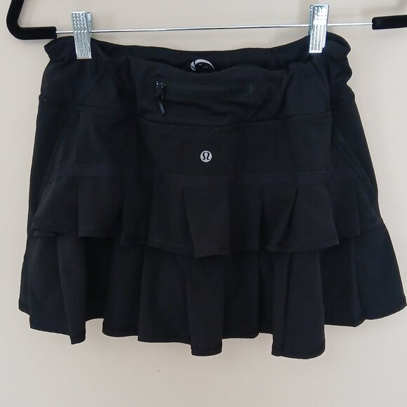 Lululemon Pace Setter Skirt Black Size 8 - Picture 7 of 7